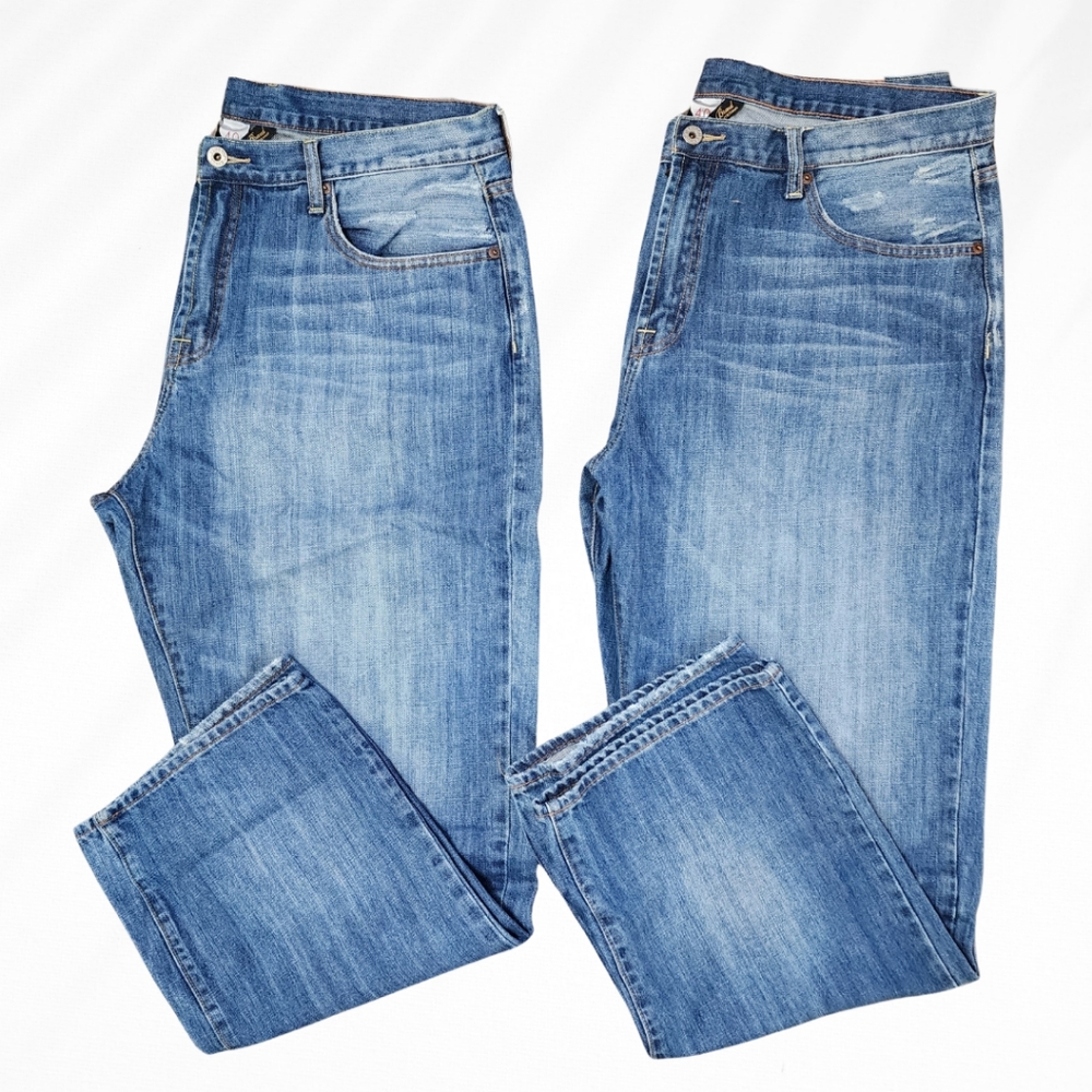 Lot of 2 Men's 40 Lucky Brand Gene Montesano, Men's Regular Straight Jeans